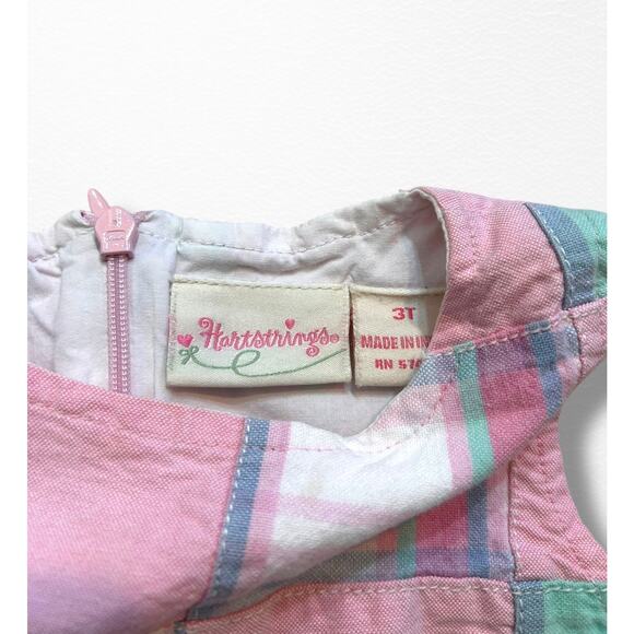 Hartstrings Pink Patchwork Dress, Size 3T - Picture 5 of 9